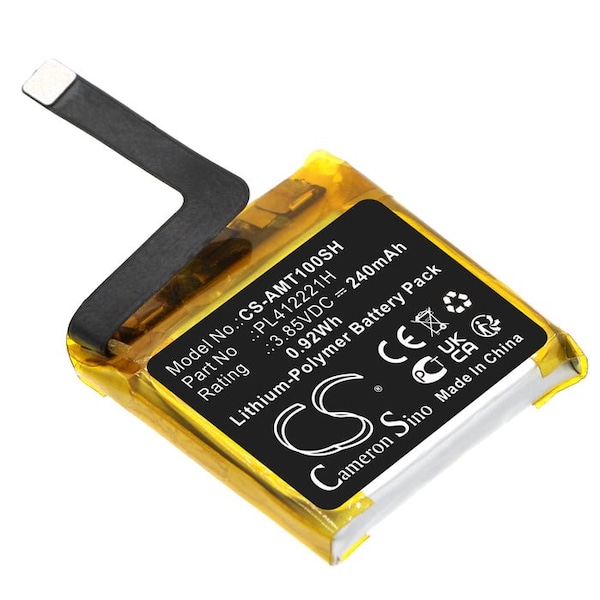 Bsc Preferred Amazfit GTS C17 GTS 1S A1913 A1914 A1969 A2021 Smart Watch Replacement Battery CS-AMT100SH - main